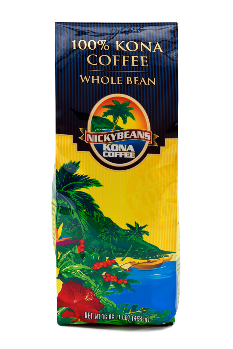 100% Nicky Beans Kona • Maui Coffee Roasters